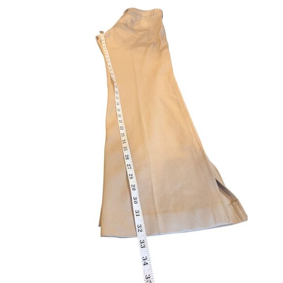Fabrizio Gianni Womens Beige Double Button Closure Classic Fit Pants Size 12 - Picture 7 of 8